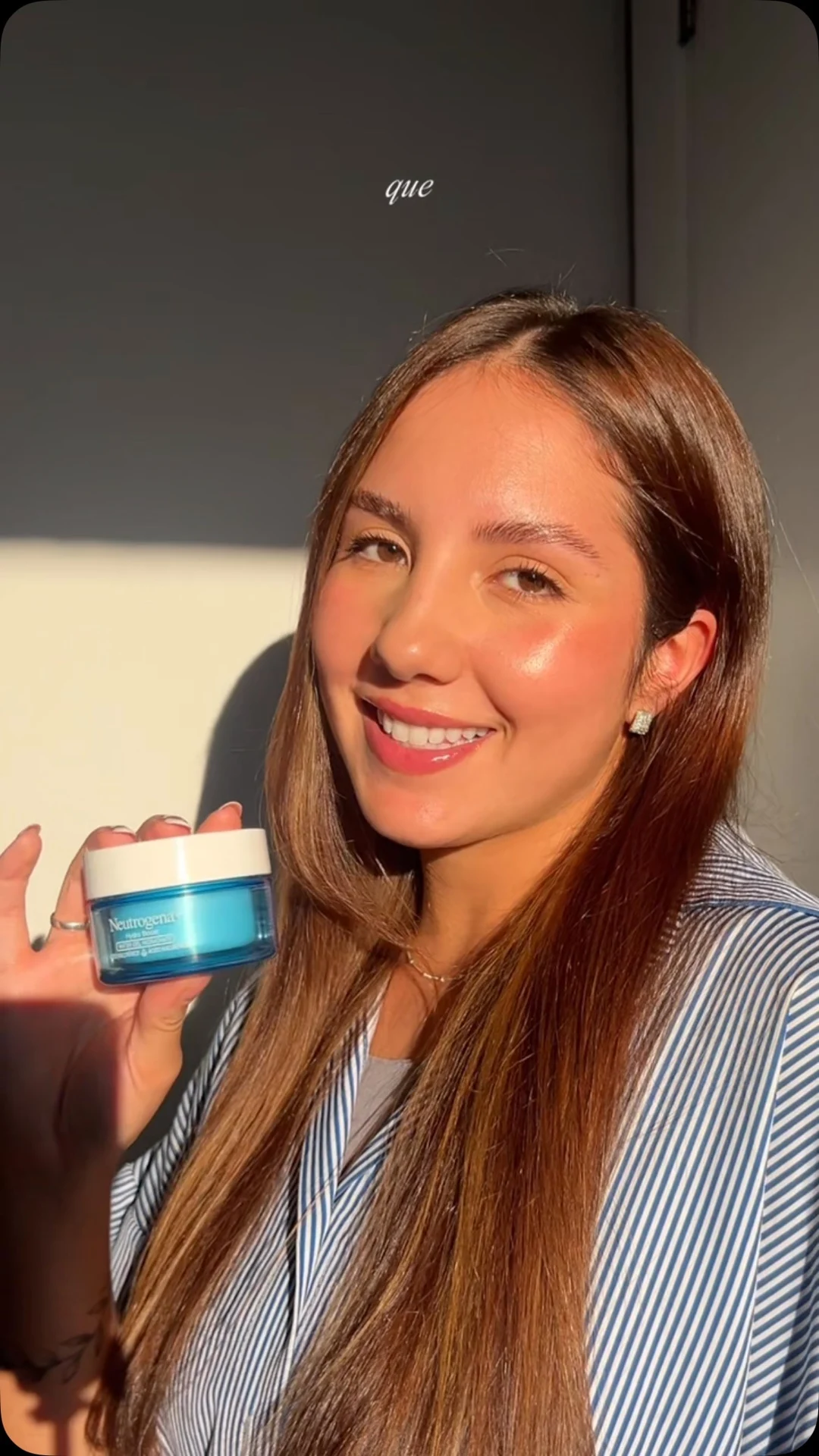 Clara Sol em conteúdo de Neutrogena